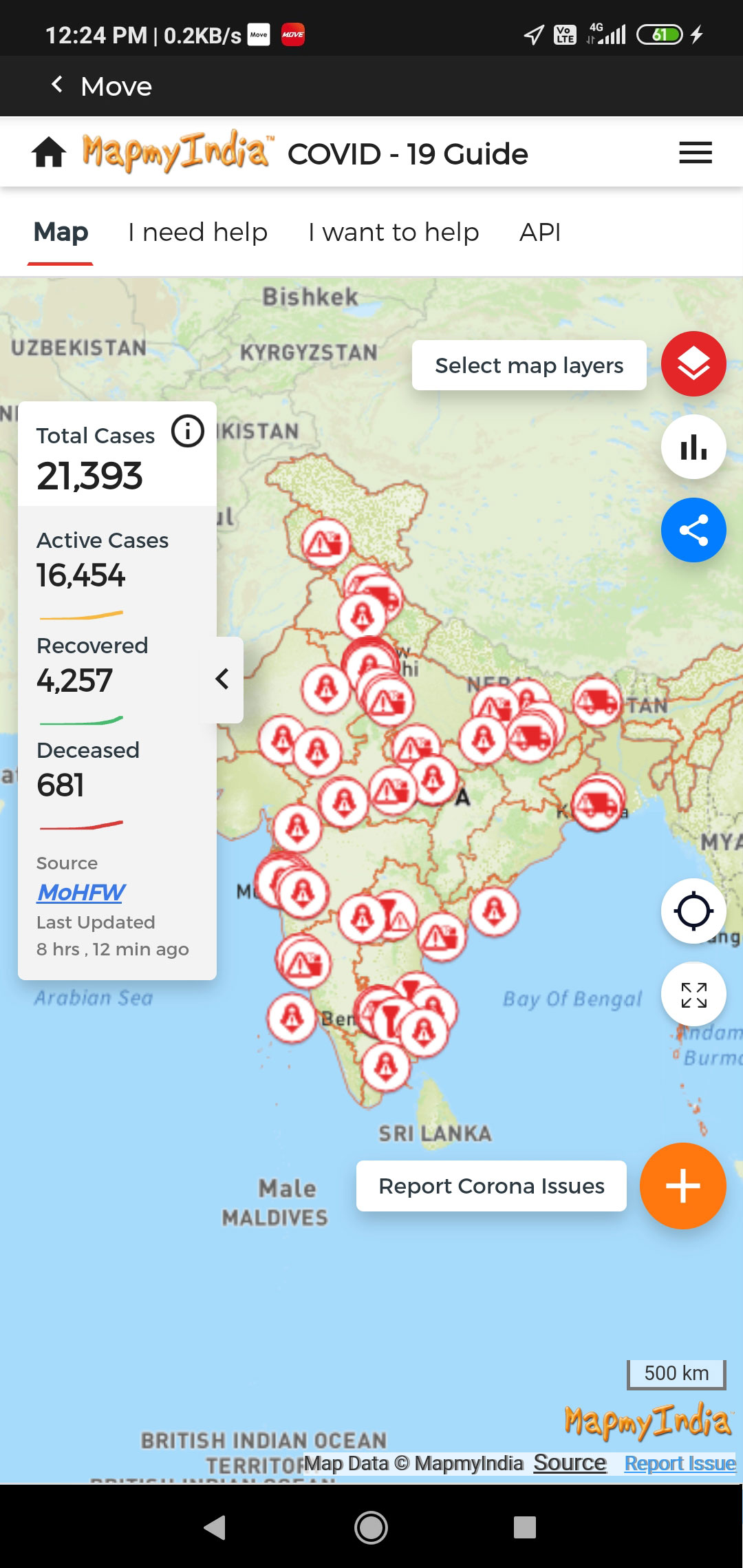 corona tracker india