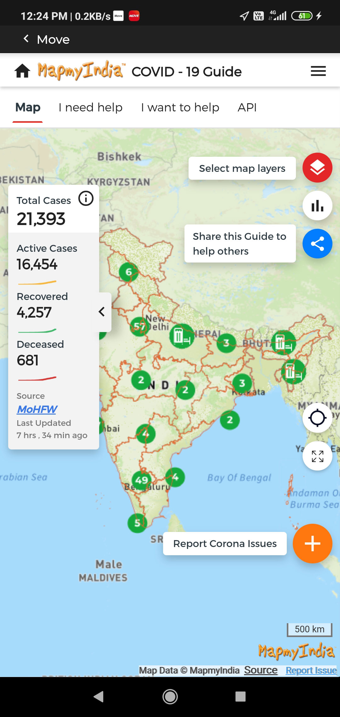 india corona tracker