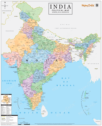 india map states